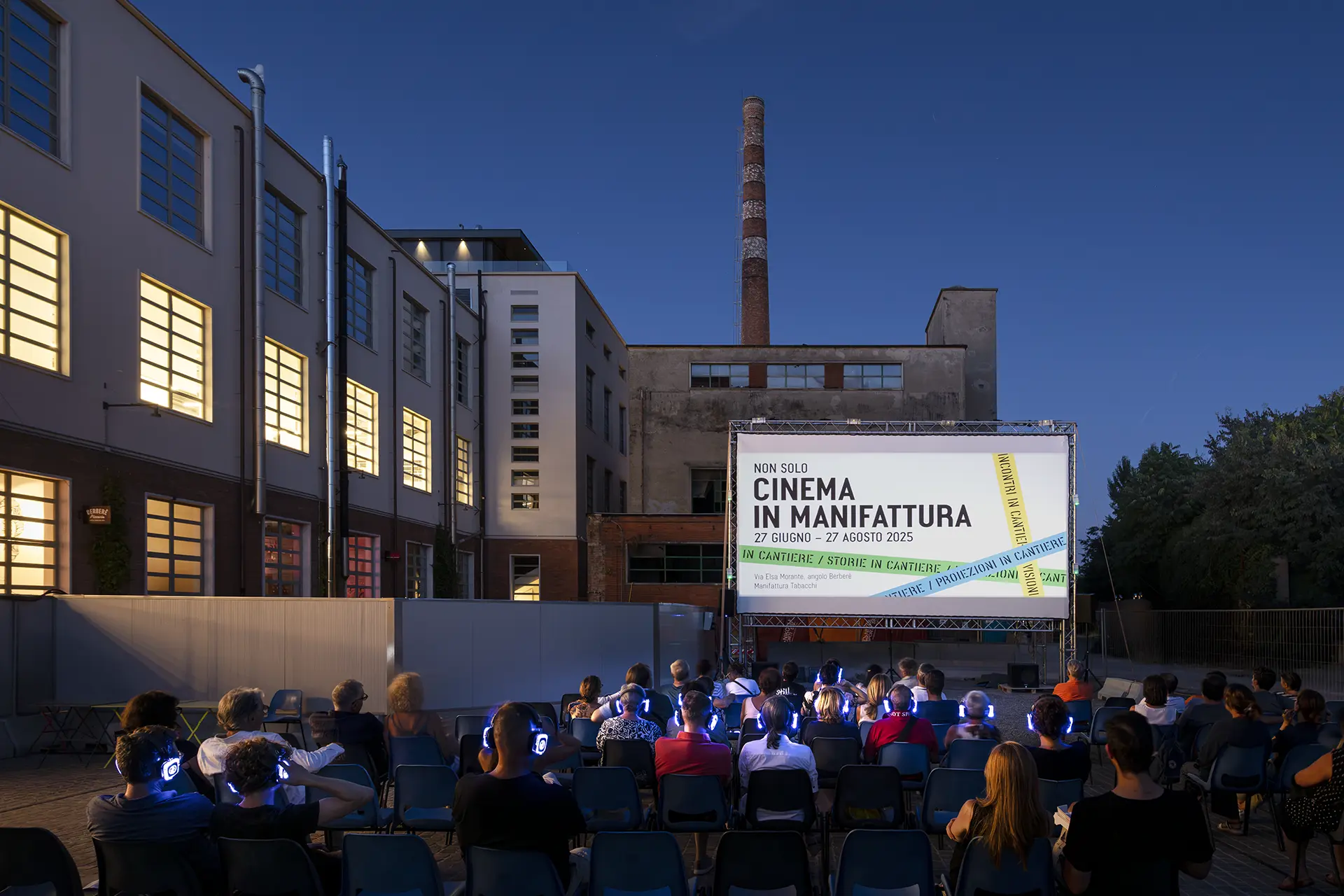 Cultural activities taking place in the urban spaces around Manifattura Tabacchi